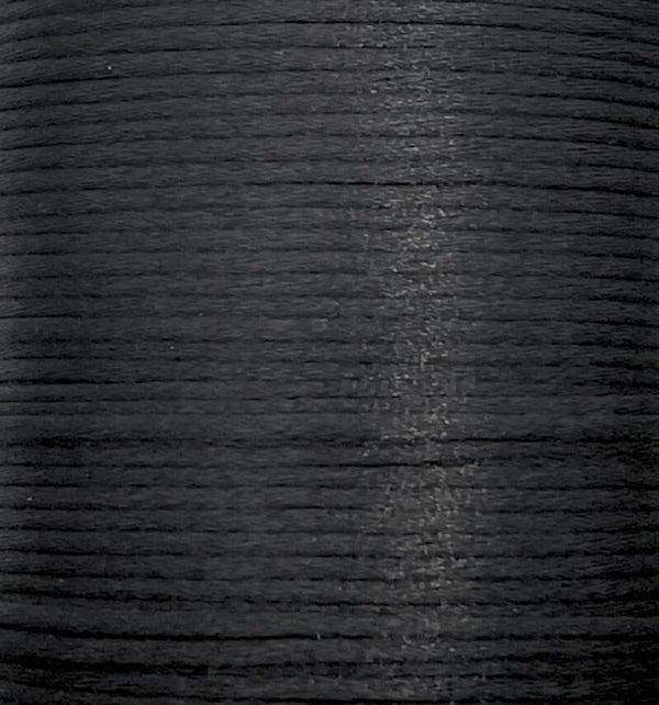 Rijgdraad Zwart 1,5mm