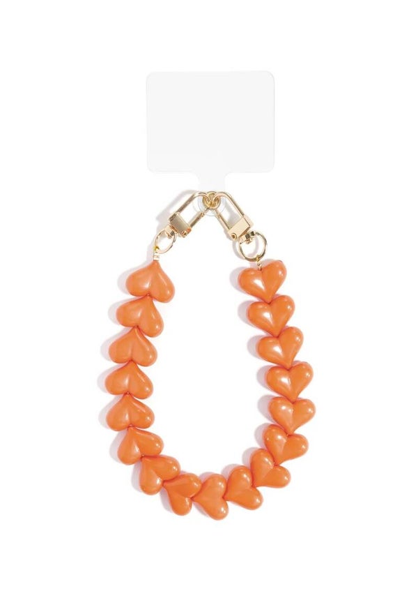 Telefoonkoord fel oranje