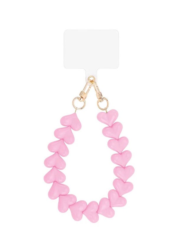 Telefoonkoord roze