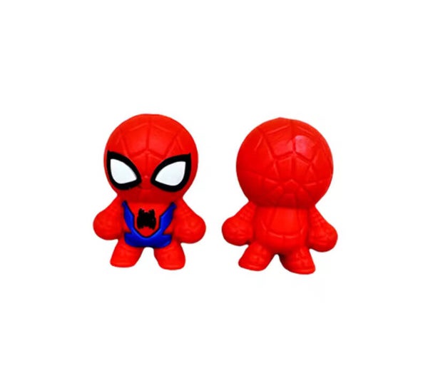 Silicone kraal – Spider-Man (rood)