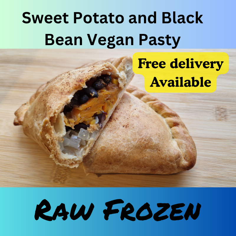 Sweet Potato and Black Bean Vegan Pasty
