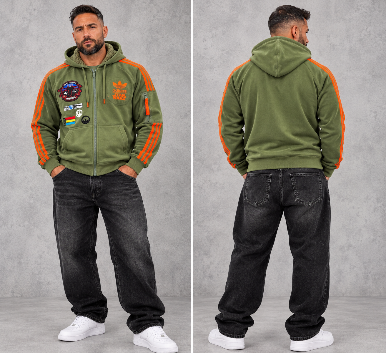 Adidas Originals x Star Wars Rebel Alliance Zip-Hoodie