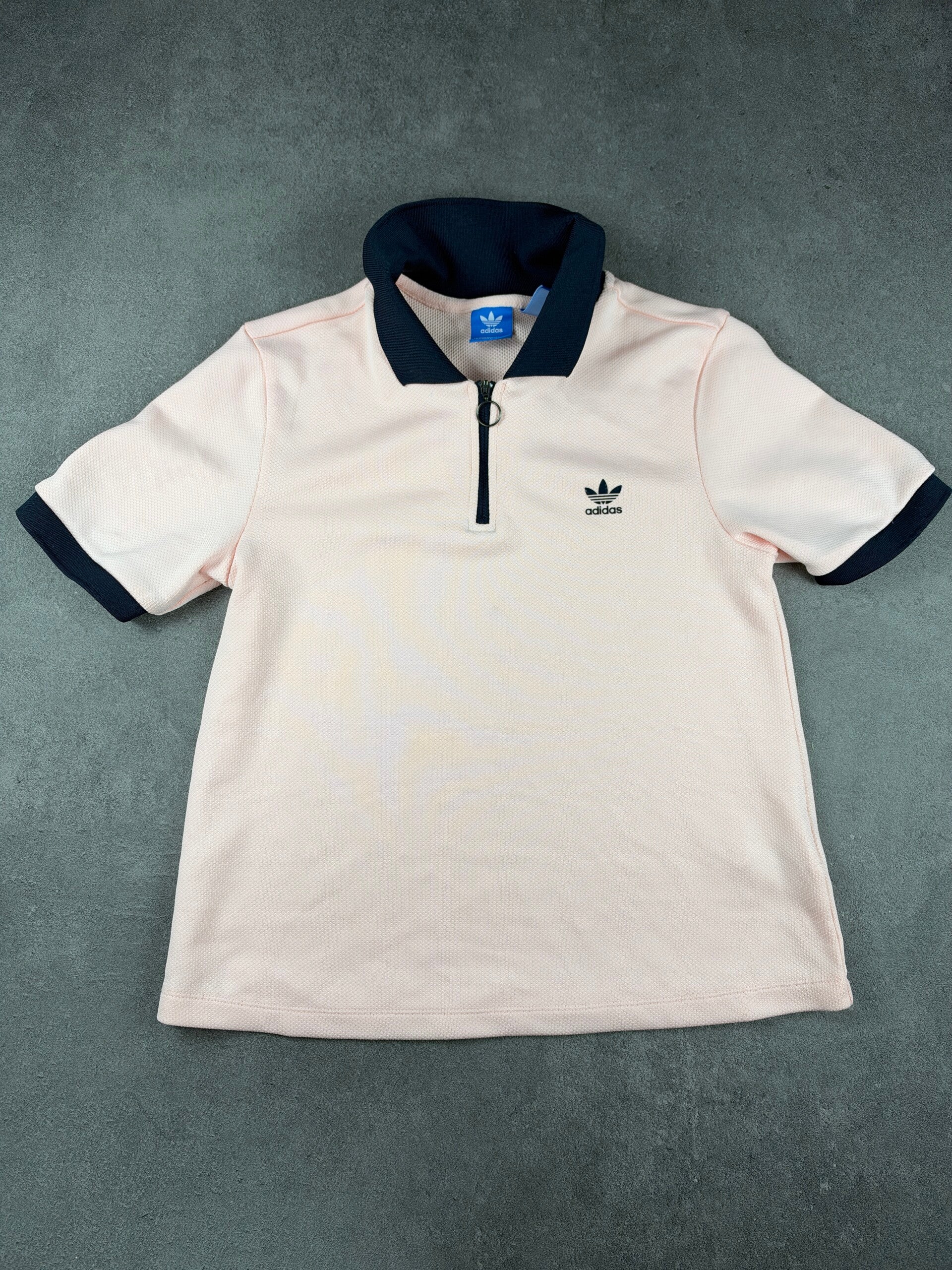 Adidas Originals Osaka Polo Shirt – Ice Pink / Navy – Damen Gr. M / EU 40 – 2017
