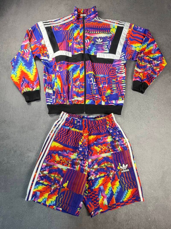 Adidas Originals BR8 All Over Print / Glitch Tracksuit Set – Multicolor – M/S – 2018