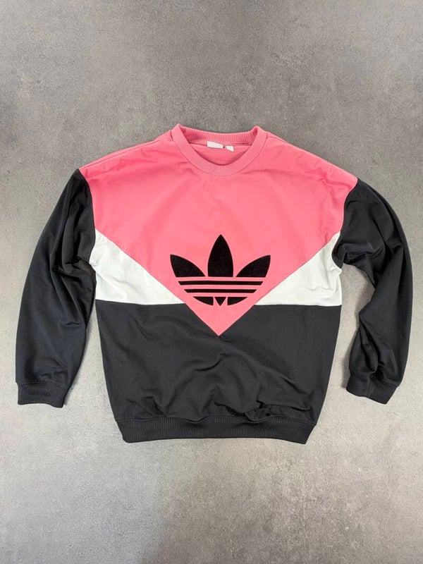 Adidas Originals Trefoil Colorblock Sweatshirt Pink / Schwarz / Weiß