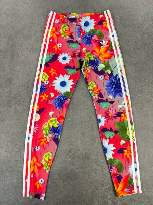 Adidas Originals Floral Leggings – Pink / Multicolor – 2017