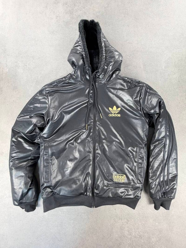 Adidas Originals Chile 62 Wendejacke – Schwarz / Gold