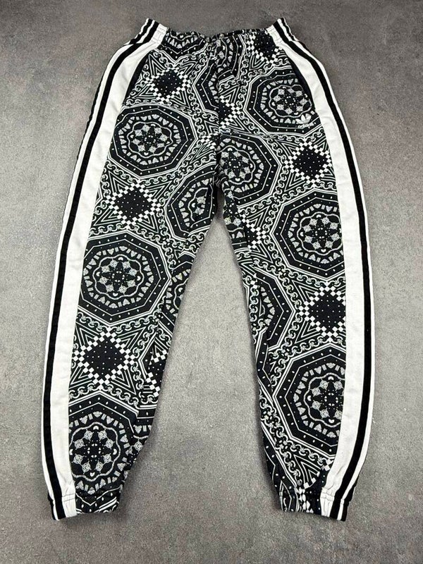 Adidas Originals Bandana Print Track Pants – Schwarz / Weiß – Damen 32 – 2018