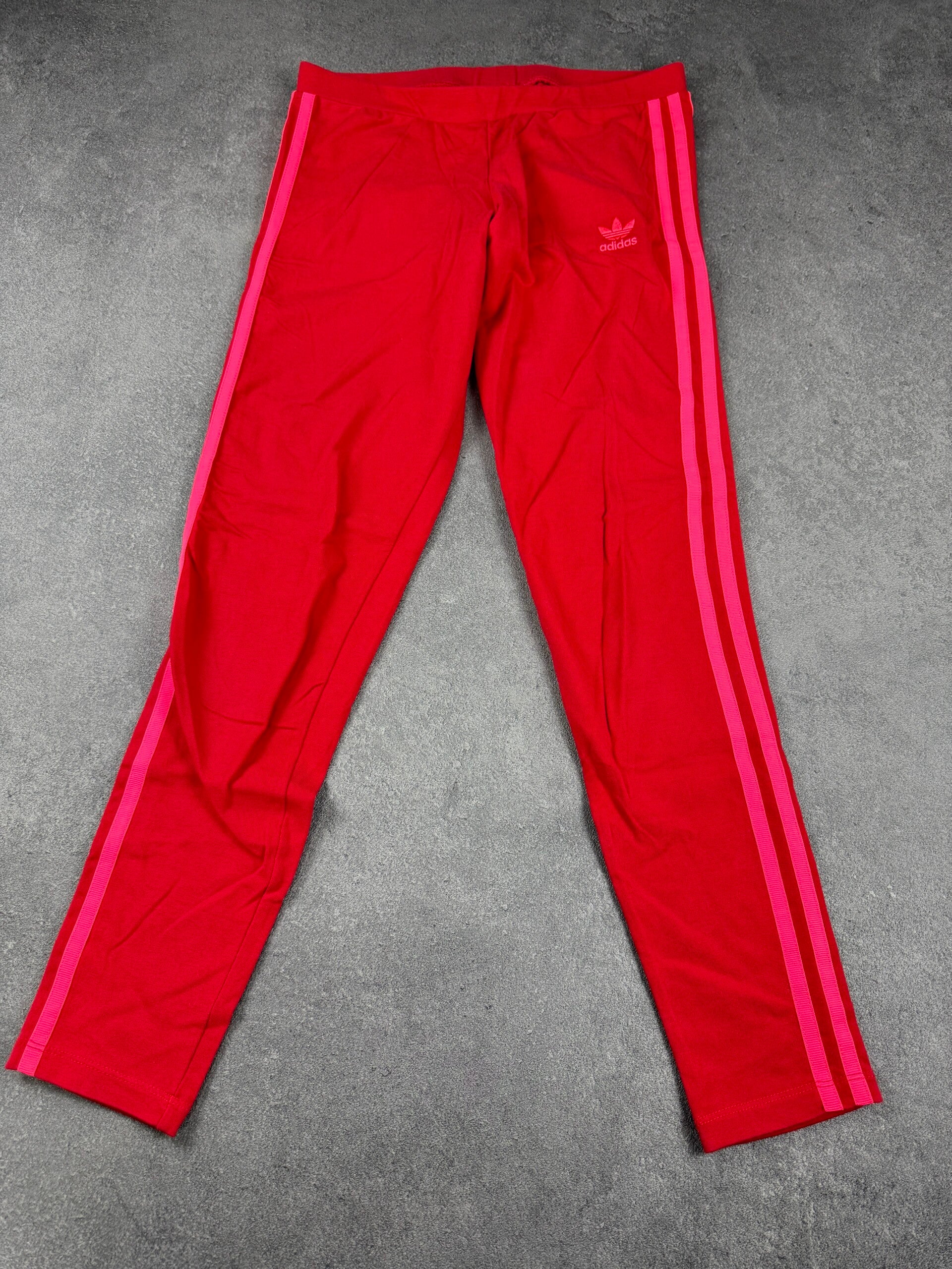 Adidas Originals 3-Stripes Track Pants – Rot / Pink – Damen 38 – 2009