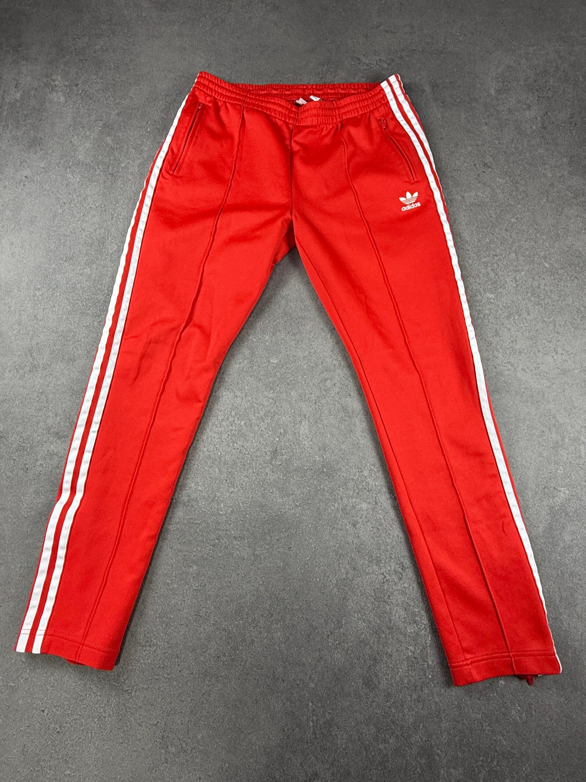 Adidas Originals Adicolor Classics Firebird Primeblue Track Pants – Rot / Weiß – Gr. 42