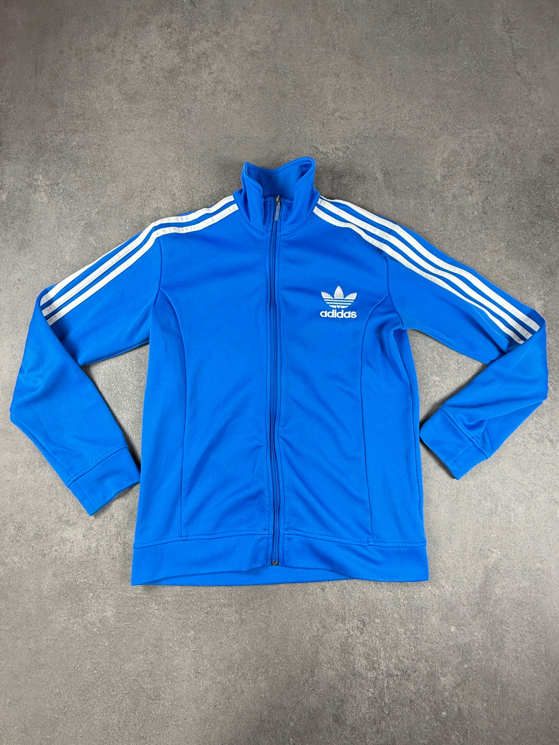 Adidas Track Top blau/weiß Trefoil Größe L (ca. 2012)