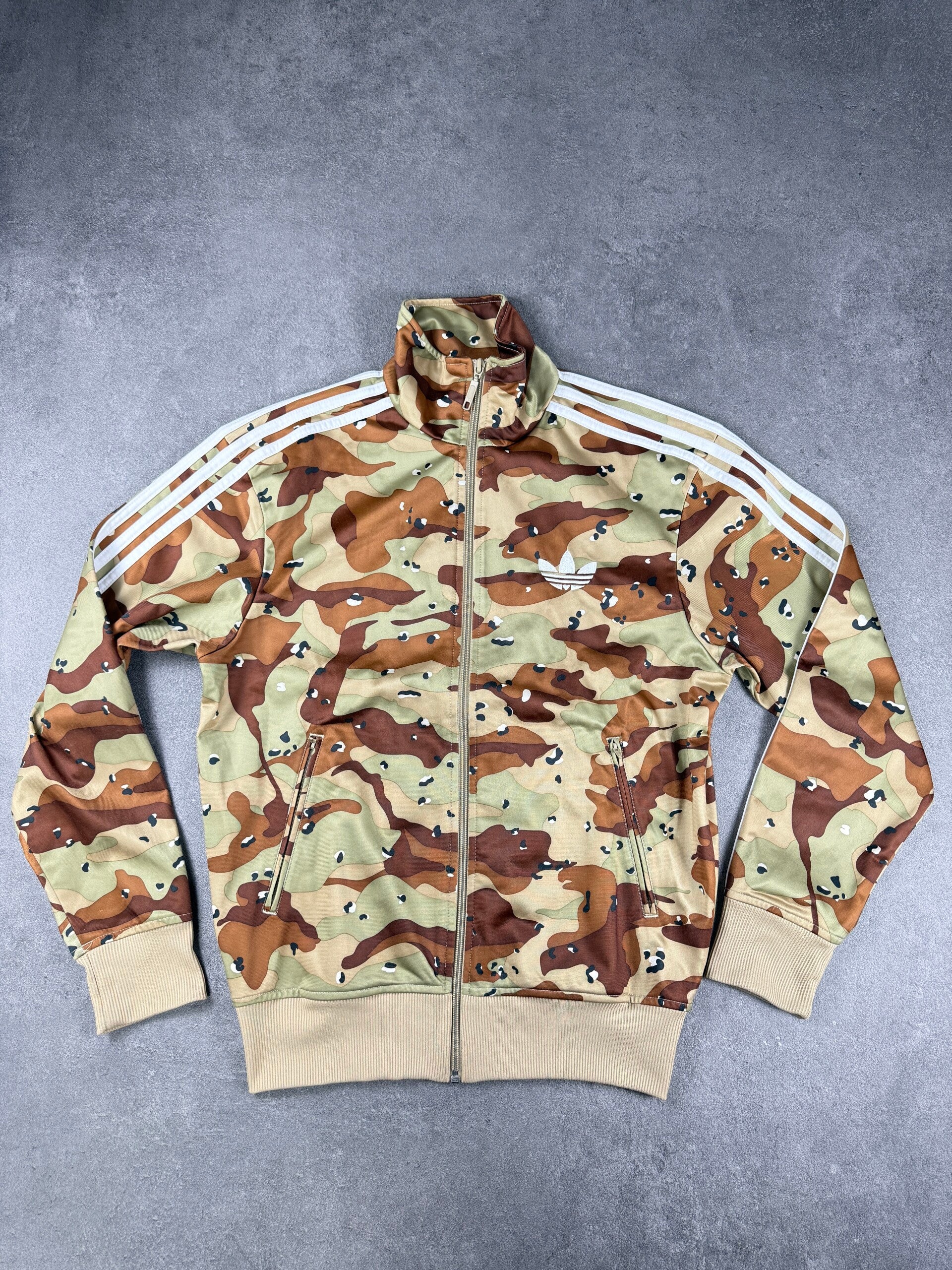 Adidas Originals Firebird Camo Track Top – Desert Camouflage Braun / Beige – Herren S – 2013