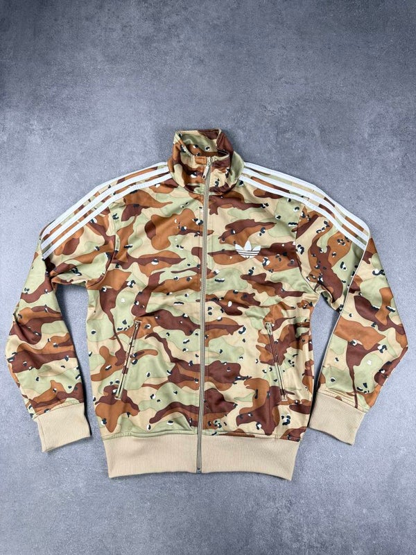 Adidas Originals Firebird Camo Track Top – Desert Camouflage Braun / Beige – Herren S – 2013