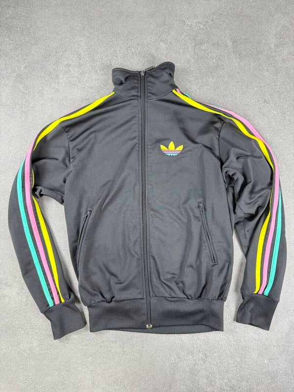 Adidas Originals 3-Stripes Track Top – Schwarz / Multicolor – Gr. 36