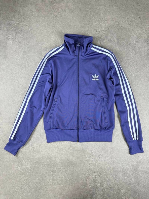 Adidas Originals Firebird Track Jacket – Lila / Hellblau – Gr. 42