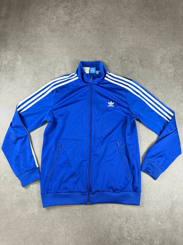 Adidas Originals Firebird Track Jacket – Blau / Weiß – Gr. 176 / 15–16 Jahre