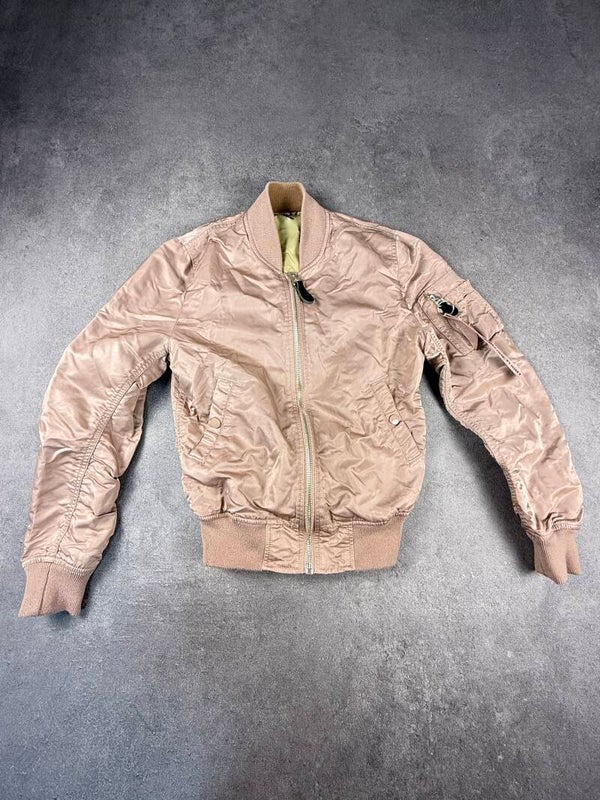 Alpha Industries MA-1 Reversible Bomber Jacket – Rosa / Desert Camo – Damen S