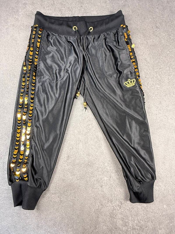 Adidas Originals x Missy Elliott Respect M.E. Track Pants – Schwarz / Gold – Damen 38 – 2010