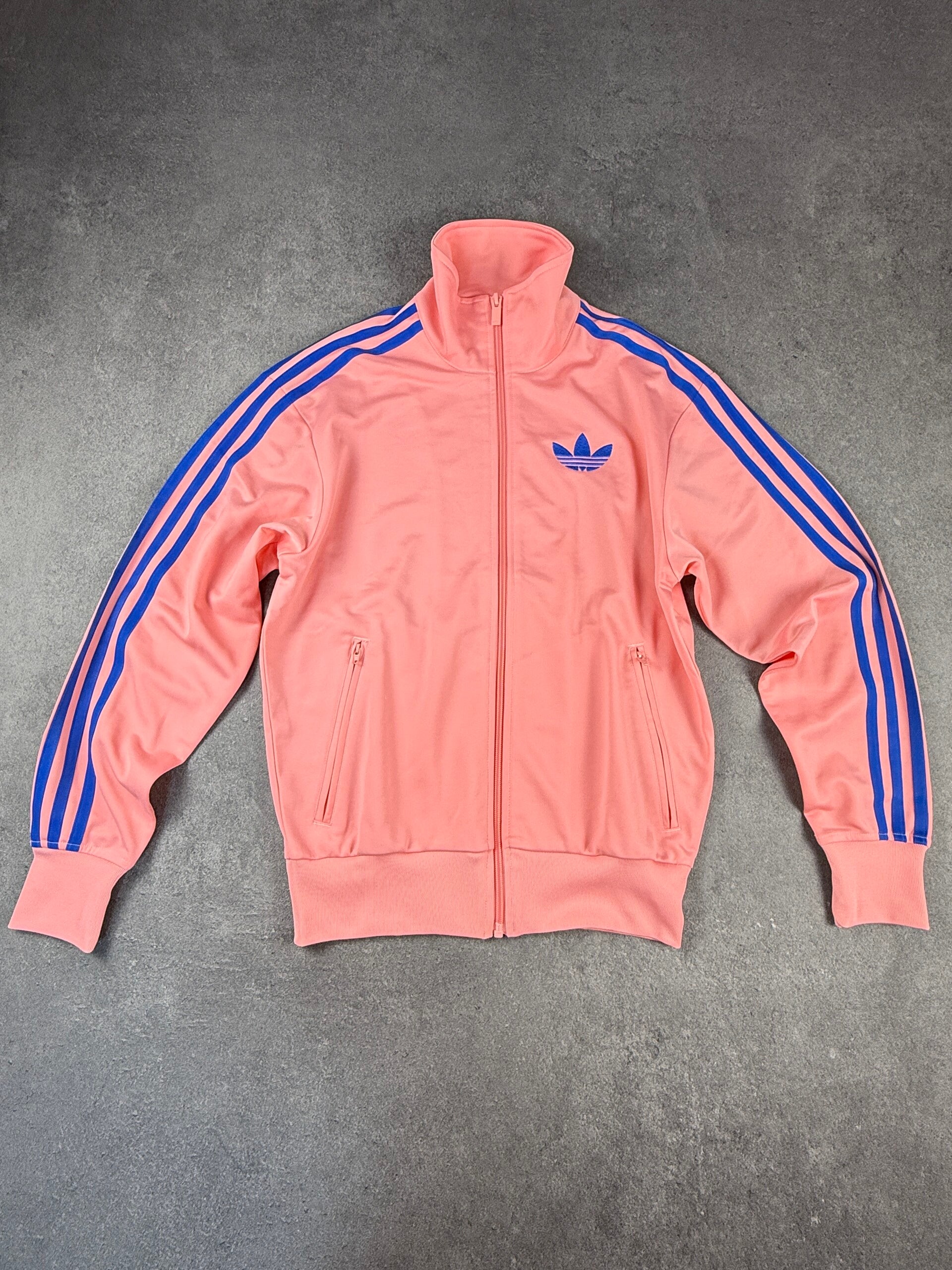 Adidas Originals Adicolor Classic Firebird Loose Track Top – Semi Pink Spark / Blue – Damen 2XS – 2024