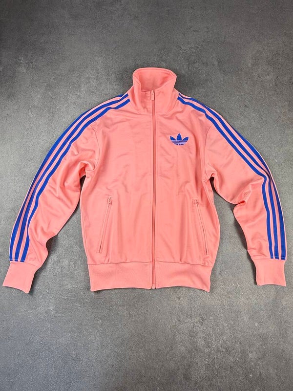 Adidas Originals Adicolor Classic Firebird Loose Track Top – Semi Pink Spark / Blue – Damen 2XS – 2024