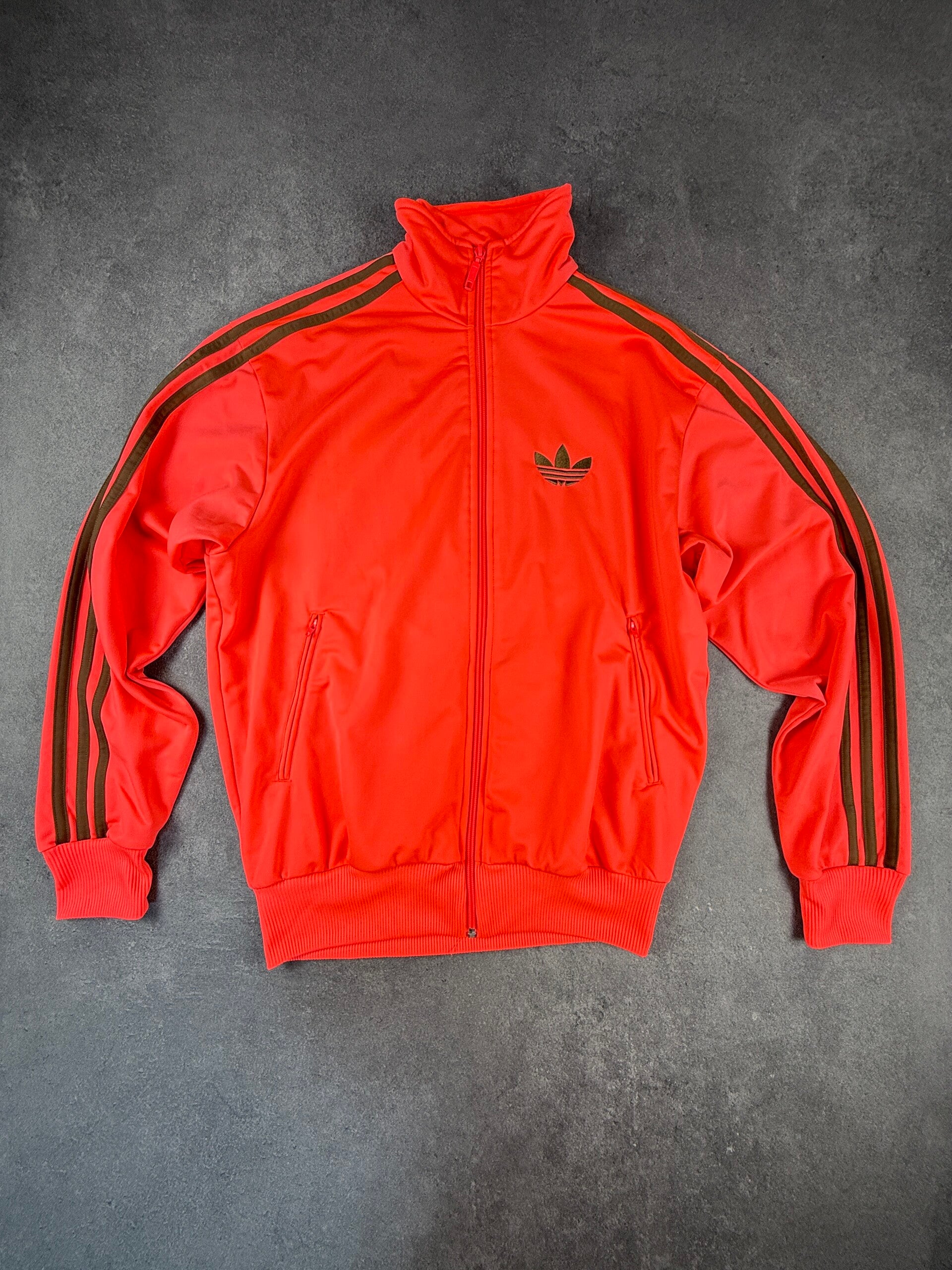 Adidas Originals Firebird Track Jacket – Rot / Schwarz – Größe S – 2011