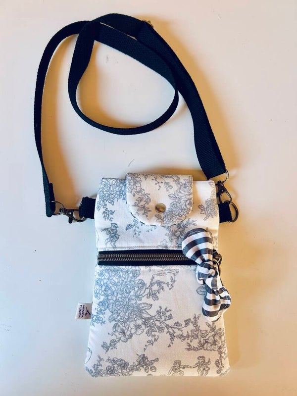 Bolso móvil Flor de lino