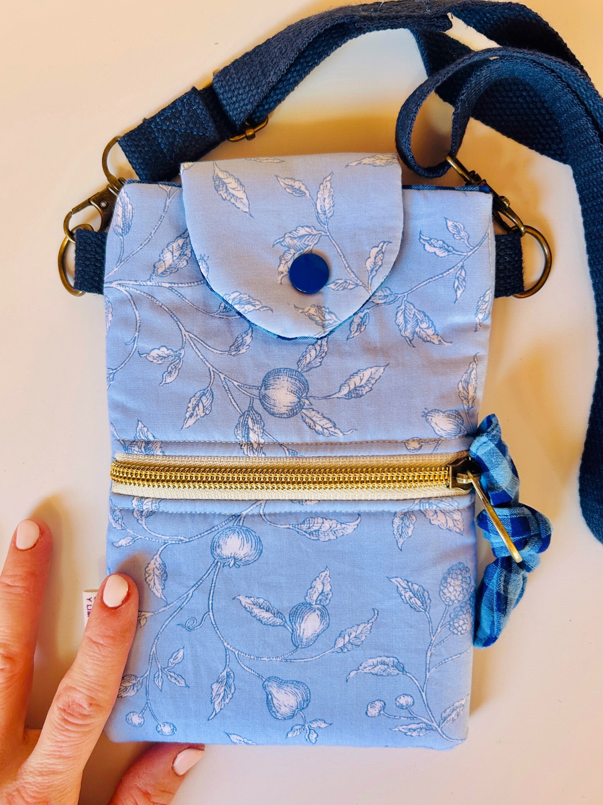 Bolso móvil Floral blue