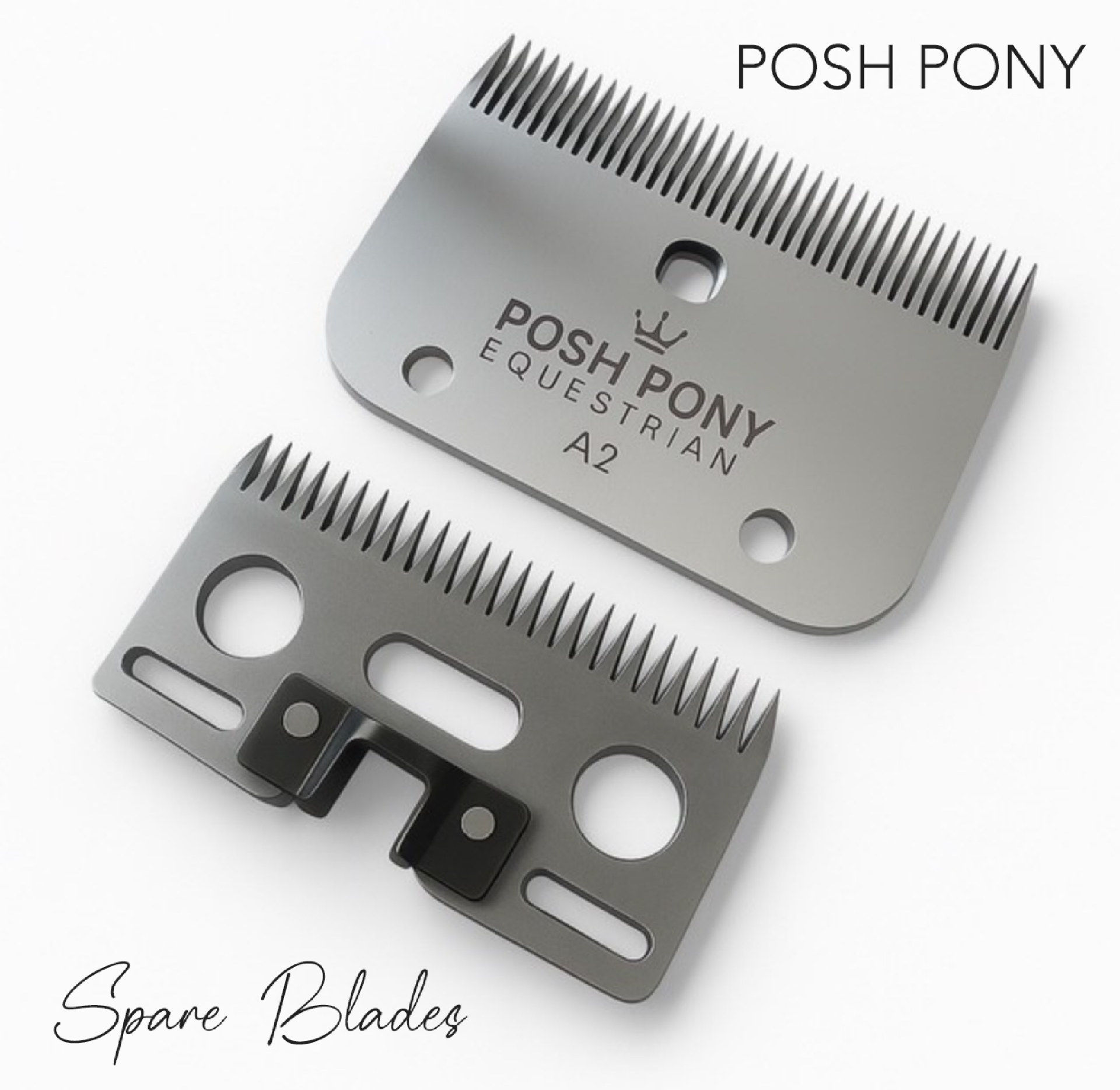 POSH PONY Cordless Horse Clipper SPARE BLADES for Clippers purchased 2025 onwards & Clipperman DRAGON