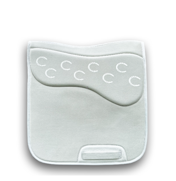 POSH PONY dressage square pad in WHITE - all sizes