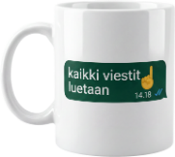 Bikers Finland jäsenmuki (Valkoinen)