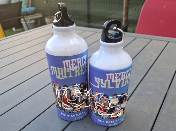 bouteille personnalisable