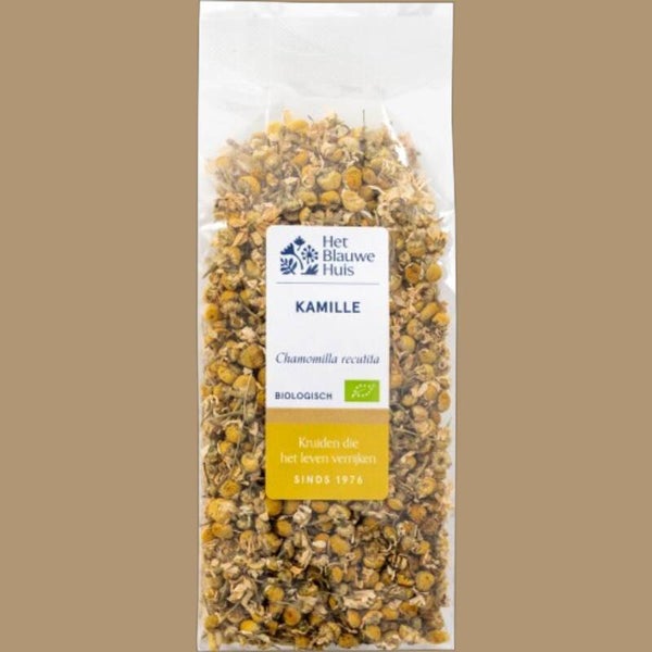 Biologische kamille bloemetjes van Het Blauwe Huis, 35 gram
