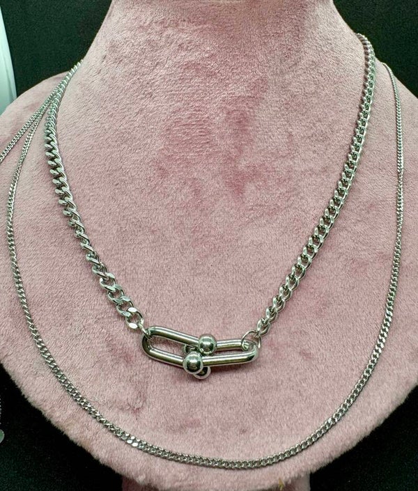 Collier Narcissa Argent