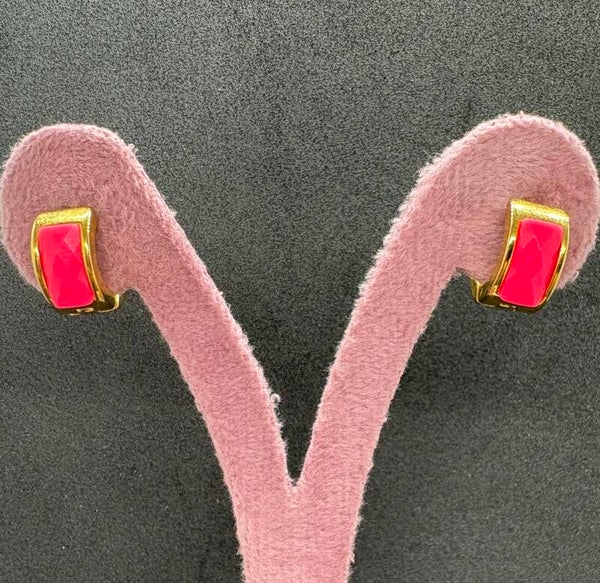 Boucles d’oreilles Charme d’Epoque Rose