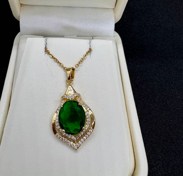 Collier Émeraude Sauvage