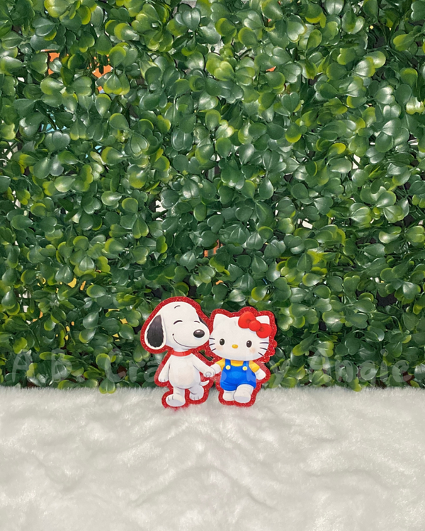 Flower Bouquet Toppers - Couple Design