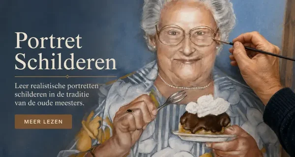 Portret Schilderen in Baarn | 10 Schilderlessen | Margreet Blaas