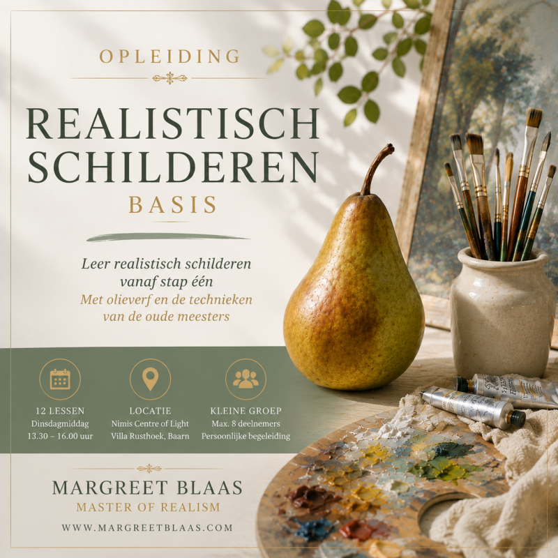 Realistisch schilderen Margreet Blaas