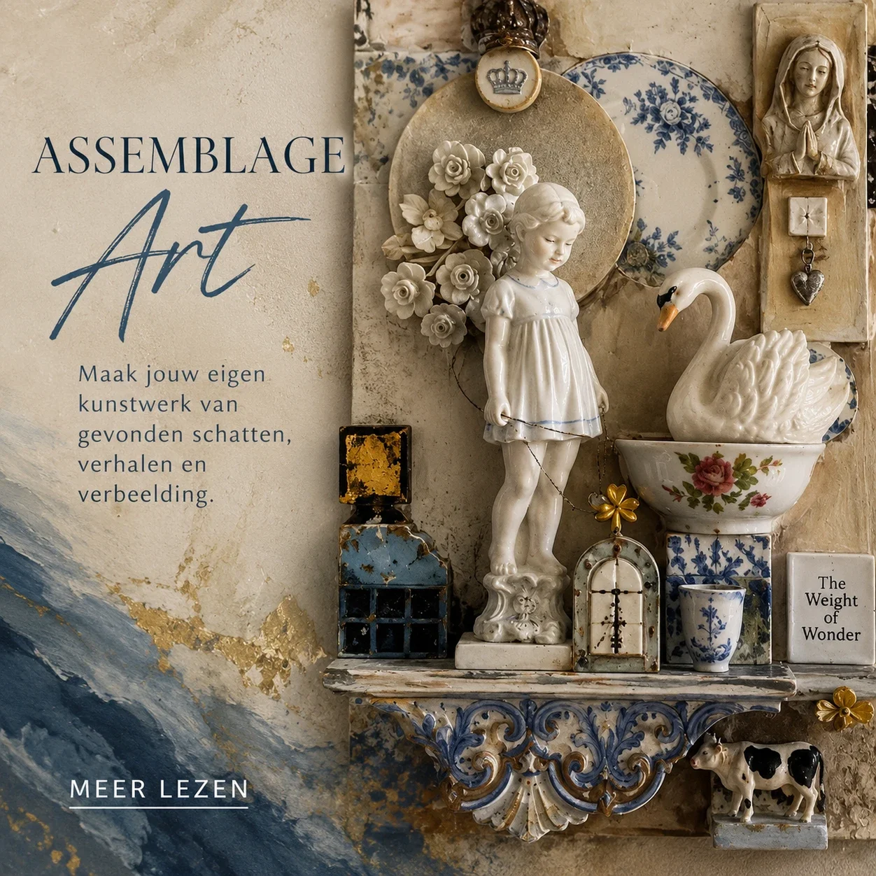 Assemblage kunst Margreet Blaas