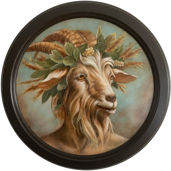 Cornutus Sapientia | Original Oil Painting by Margreet Blaas