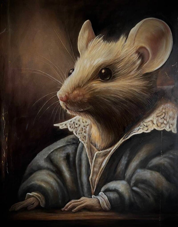 Sapientia Minima | Original Symbolic Oil Painting by Margreet Blaas