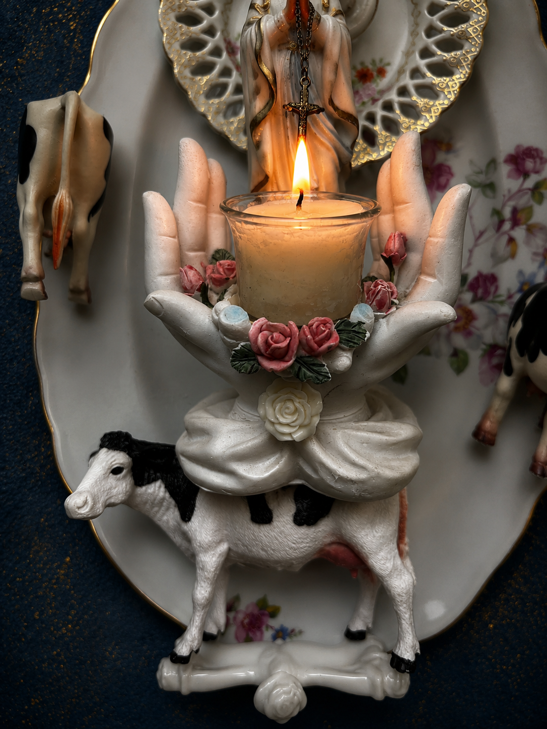 Milk & Miracles | One-of-a-Kind Vintage Porcelain Assemblage