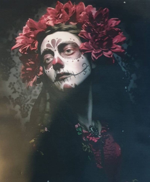 Halloween schedel ghost