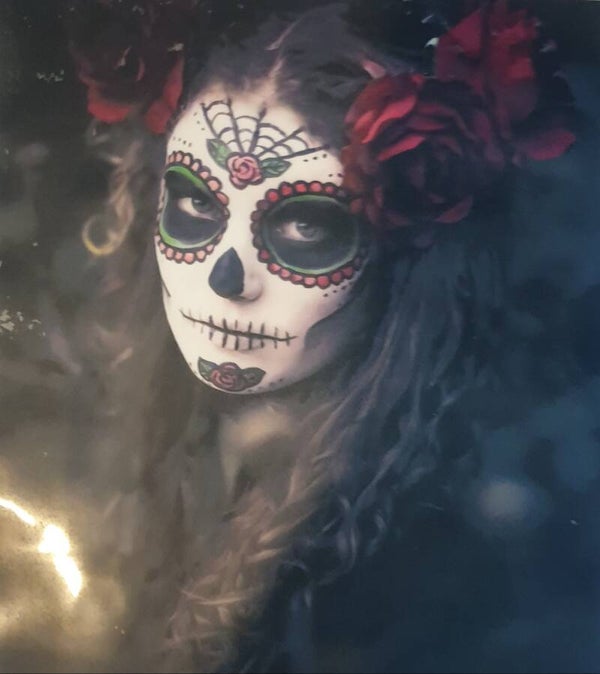 Halloween schedel ghost
