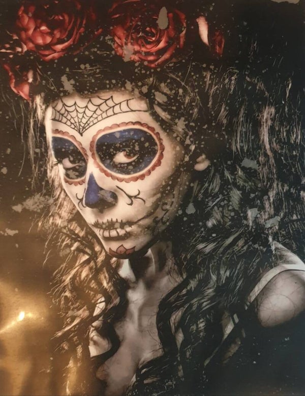 Haloween schedel ghost