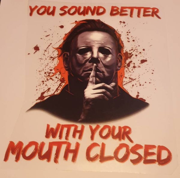 WITH YOUR MOUTH CLOSED