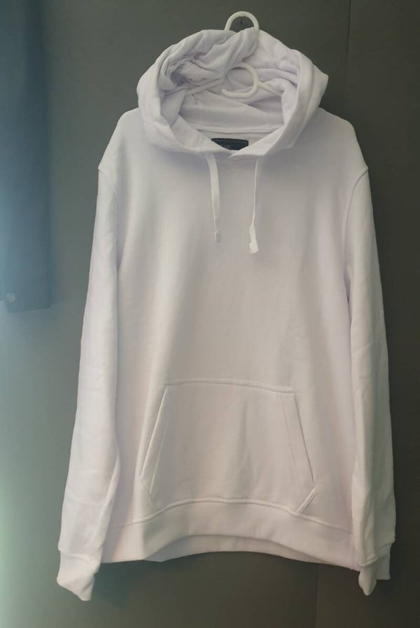 Hoody m/v wit