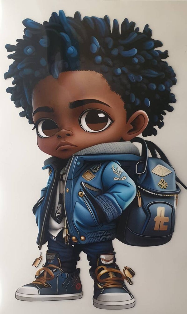 Ganster afro boy