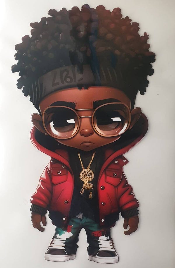 Afro boy