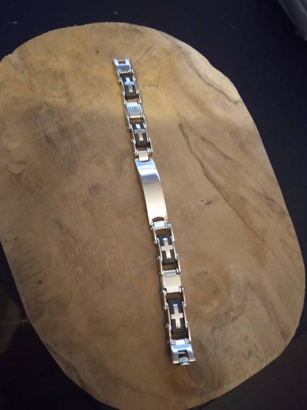 Mooie armbanden staal voor man,